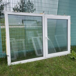 PVC aken 2x klaas 196x129