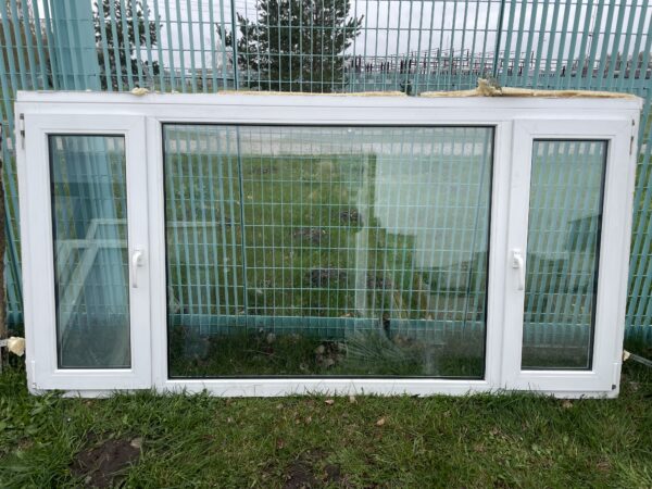 PVC aken 2x klaas 237x115/119