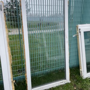 PVC aken 2x klaas 85x176