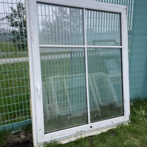 PVC aken 2x klaas 131x158