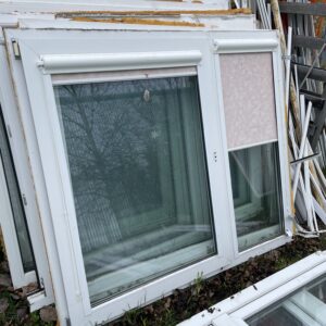 PVC aken 2x klaas 156x137