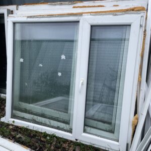 PVC aken 2x klaas 157x137