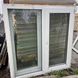 PVC aken 2x klaas 130x134