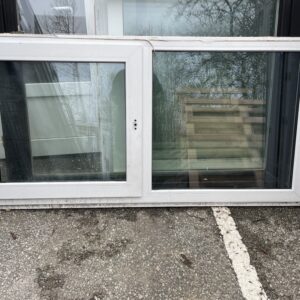 PVC aken 2x klaas 86x175