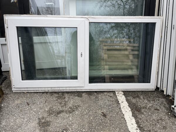 PVC aken 2x klaas 86x175