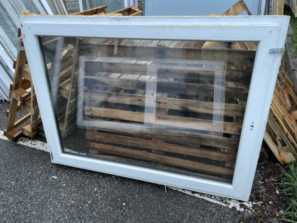 PVC aken 2x klaas 156x116