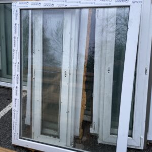 PVC aken 2x klaas 111x139