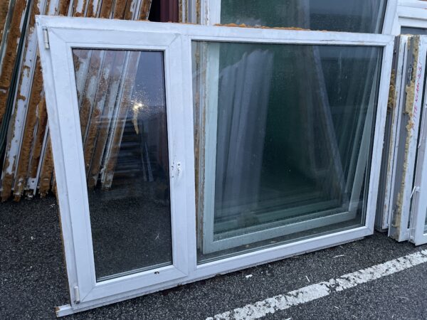PVC aken 2x klaas 196x133