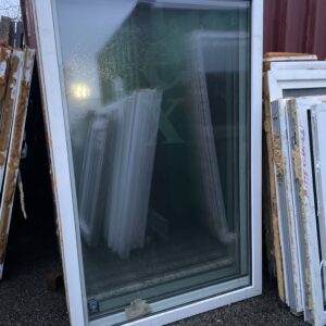 PVC aken 2x klaas 128x198