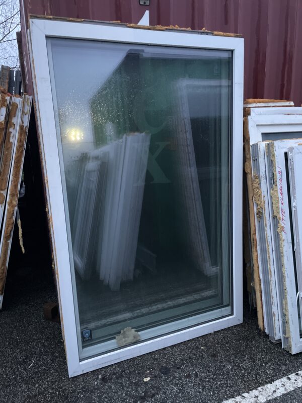 PVC aken 2x klaas 128x198