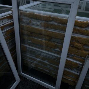 PVC aken 2x klaas 80x135