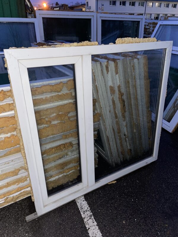 PVC aken 2x klaas 149x136