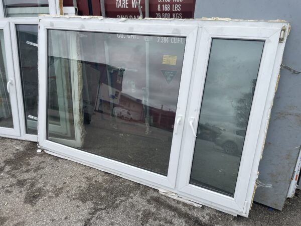 PVC aken 2x klaas 215x136