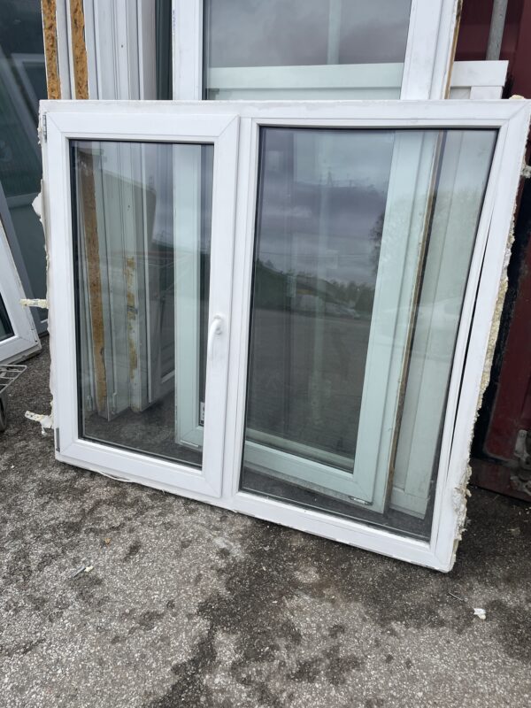 PVC aken 2x klaas 154x134