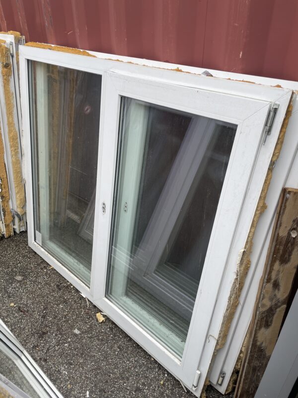 PVC aken 2x klaas 153x134