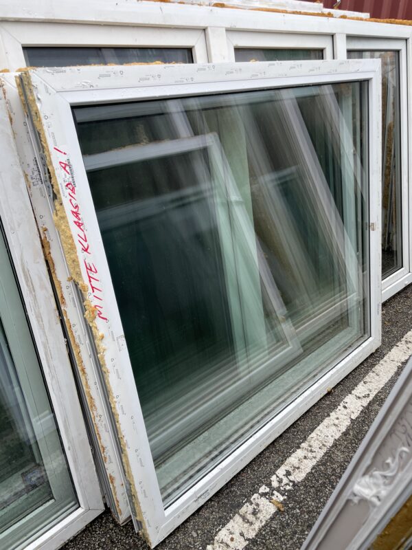 PVC aken 3x klaas 151x137