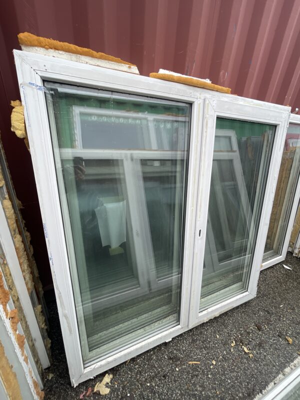 PVC aken 2x klaas 150x156