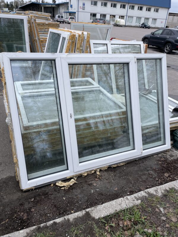 PVC aken 2x klaas 210x138