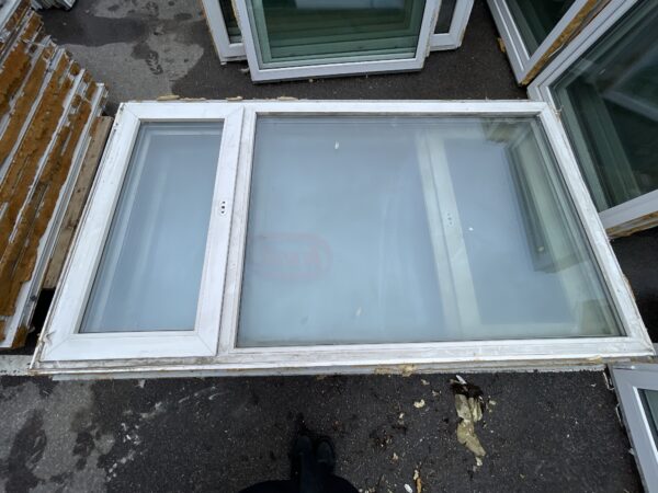PVC aken 2x klaas 208x116