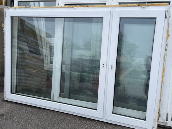 PVC aken 2x klaas 213x134