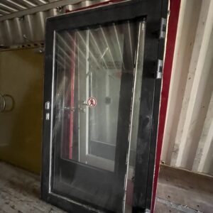 Raud uks 3x klaas 120x205