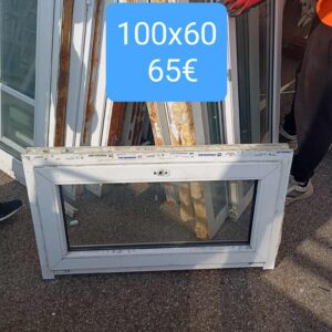 Pvc aken 100x60