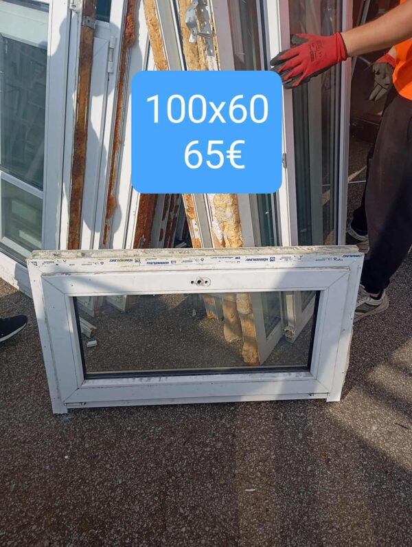 Pvc aken 100x60