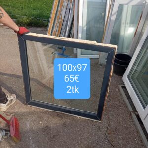 Pvc aken 100x97