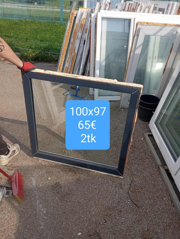 Pvc aken 100x97