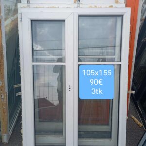 Pvc aken 105x155