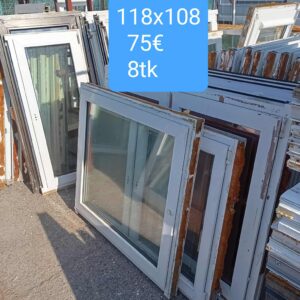Pvc aken 118x108