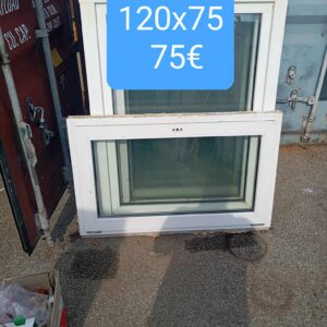 Pvc aken 120x75