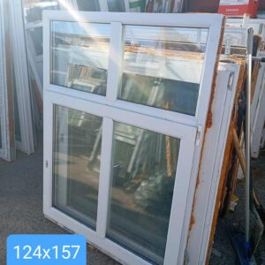 Pvc aken 124x157