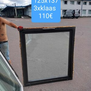 Pvc aken 125x137