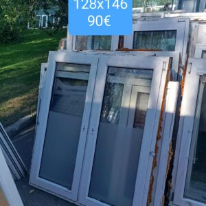 Pvc aken 128x146