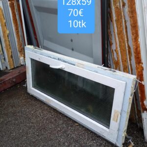 Pvc aken 128x59