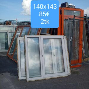 Pvc aken 140x143
