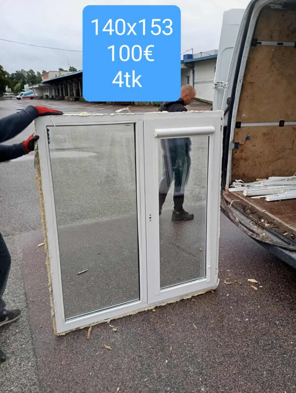 Pvc aken 140x153