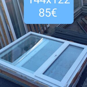 Pvc aken 144x122