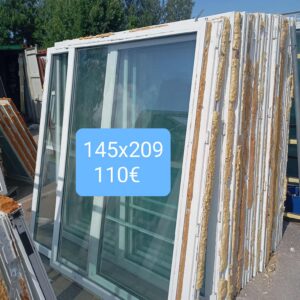 Pvc aken 145x210