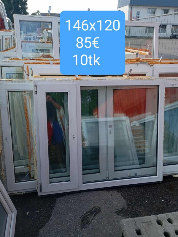 Pvc aken 146x120