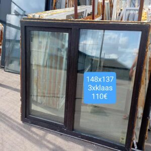 Pvc aken 148x137