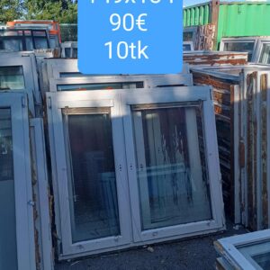 Pvc aken 149x134