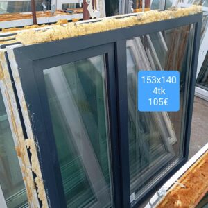 Pvc aken 153x140