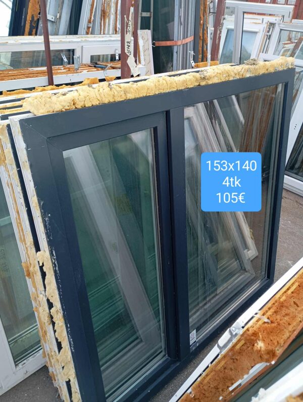 Pvc aken 153x140