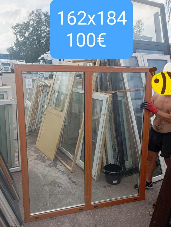 Pvc aken 162x184