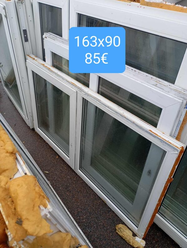Pvc aken 163x90