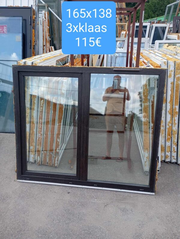 Pvc aken 165x138