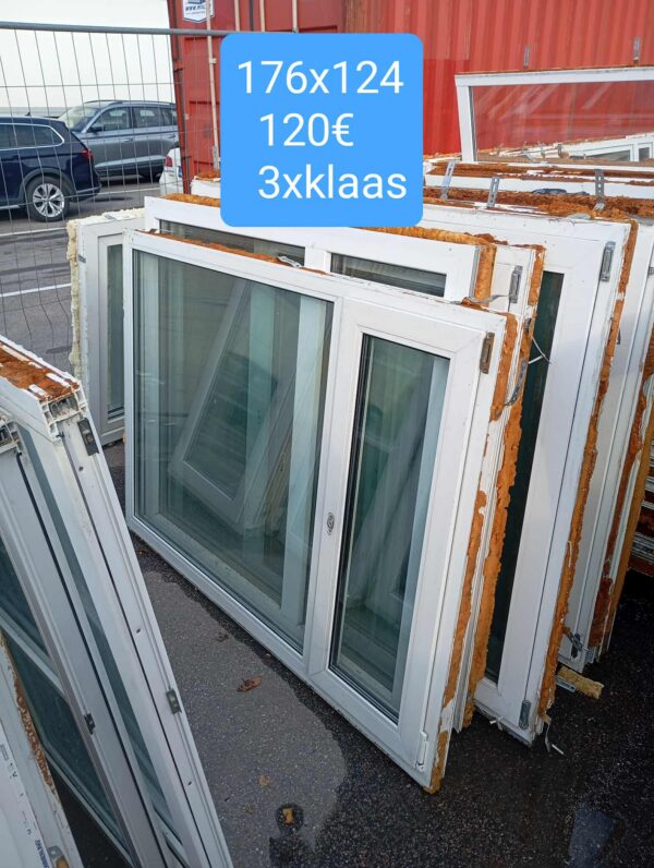 Pvc aken 176x124
