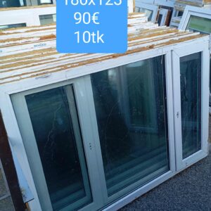 Pvc aken 180x123
